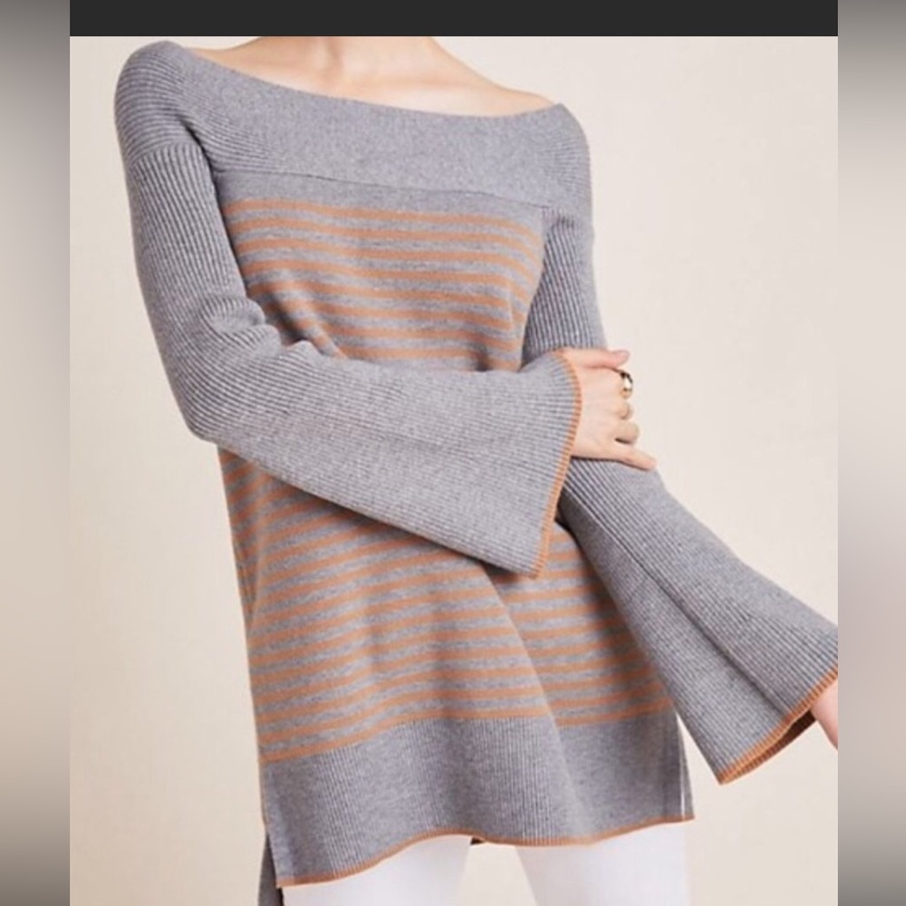 Anthropologie Elise ribbed tunic